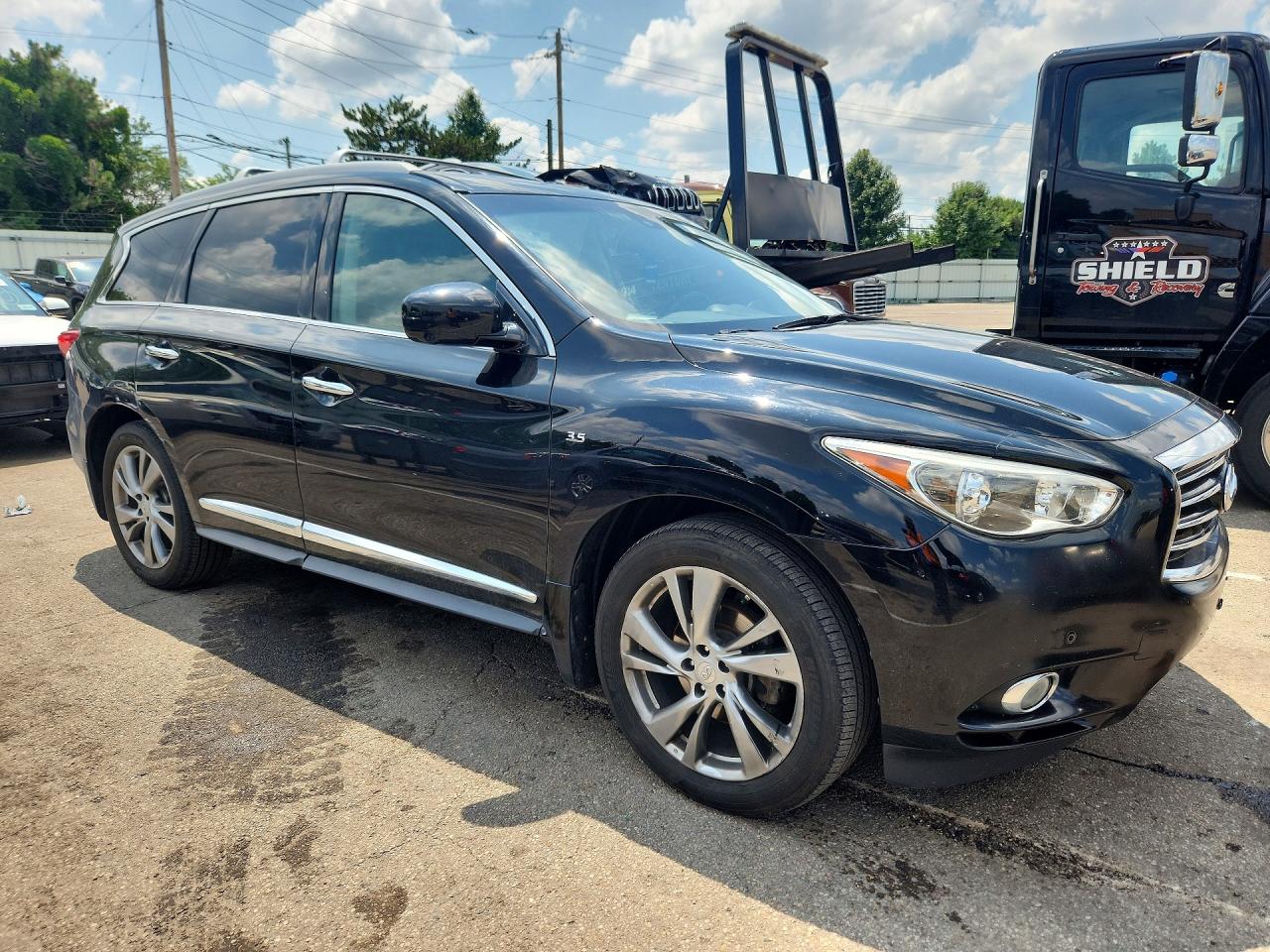 2015 Infiniti Qx60 Base Black vin: 5N1AL0MM8FC504534
