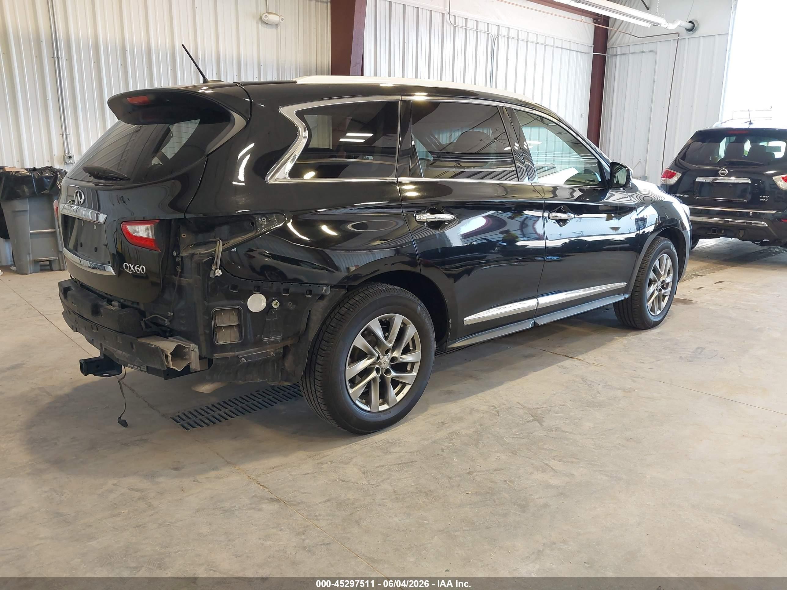 2015 Infiniti Qx60   Черный vin: 5N1AL0MM8FC508373