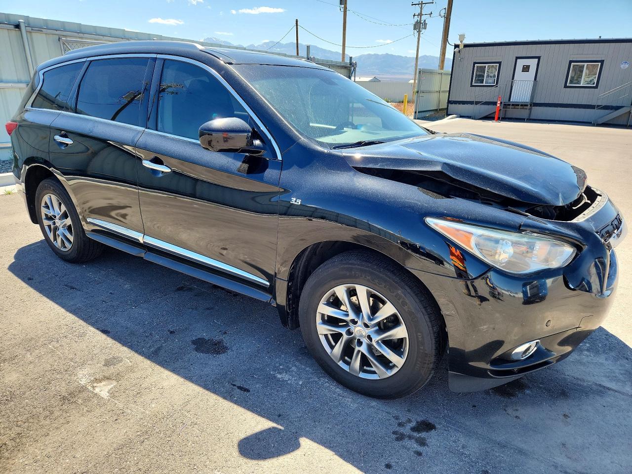 2015 Infiniti Qx60 Base Black vin: 5N1AL0MM8FC514206