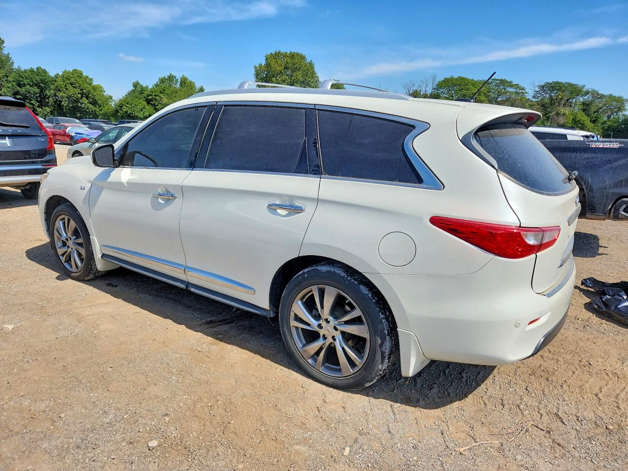 2015 Infiniti Qx60 Base Белый vin: 5N1AL0MM8FC518501