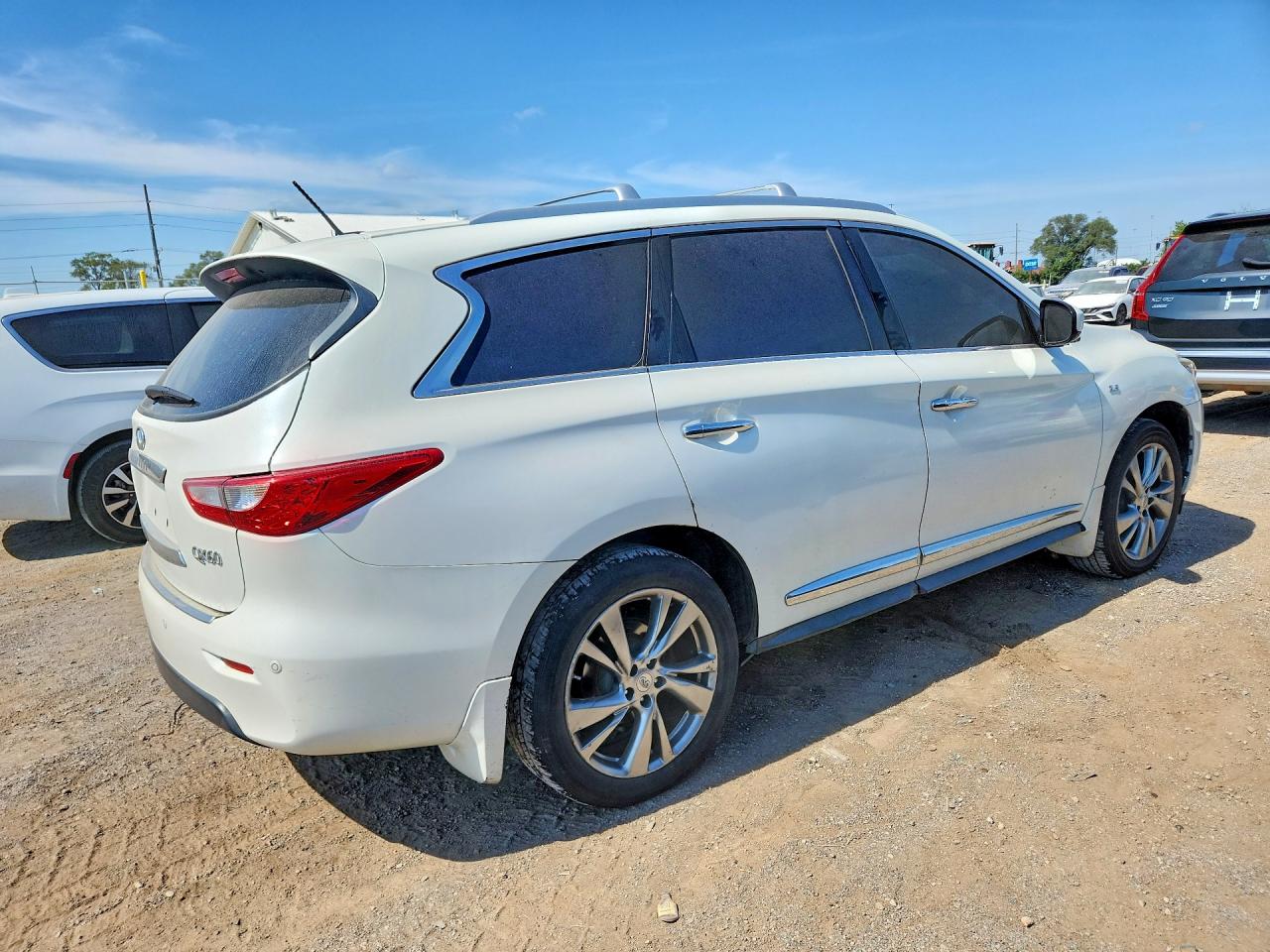 2015 Infiniti Qx60 Base Белый vin: 5N1AL0MM8FC518501
