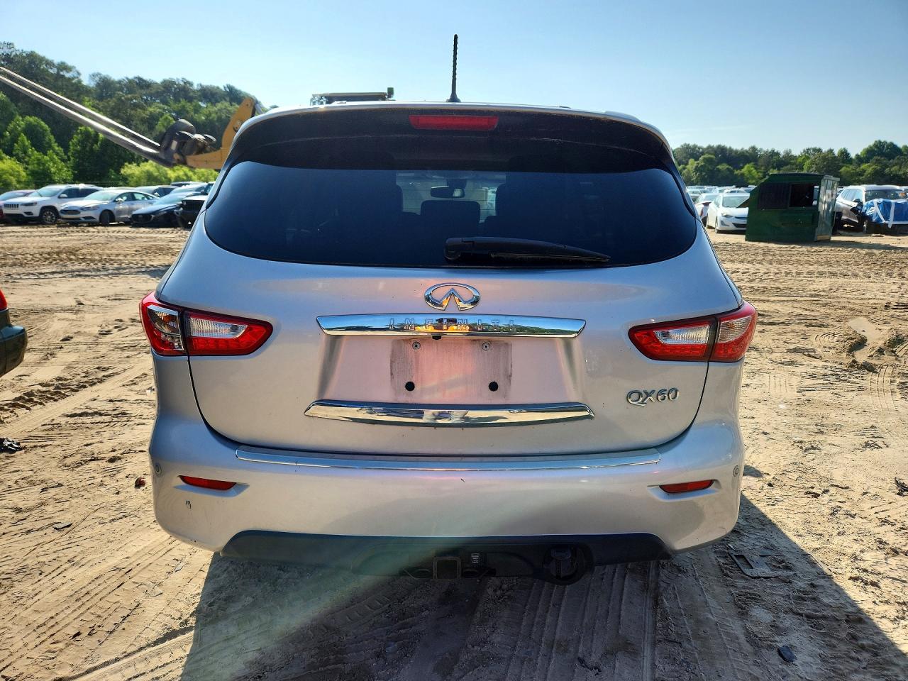 2015 Infiniti Qx60 Base Silver vin: 5N1AL0MM8FC522189