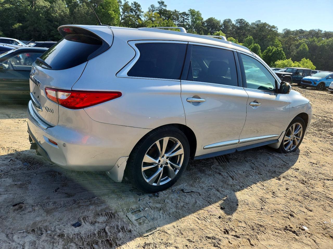 2015 Infiniti Qx60 Base Silver vin: 5N1AL0MM8FC522189