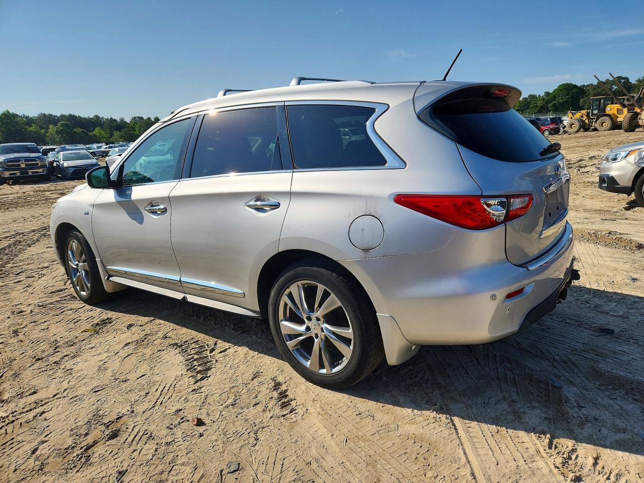 2015 Infiniti Qx60 Base Silver vin: 5N1AL0MM8FC522189