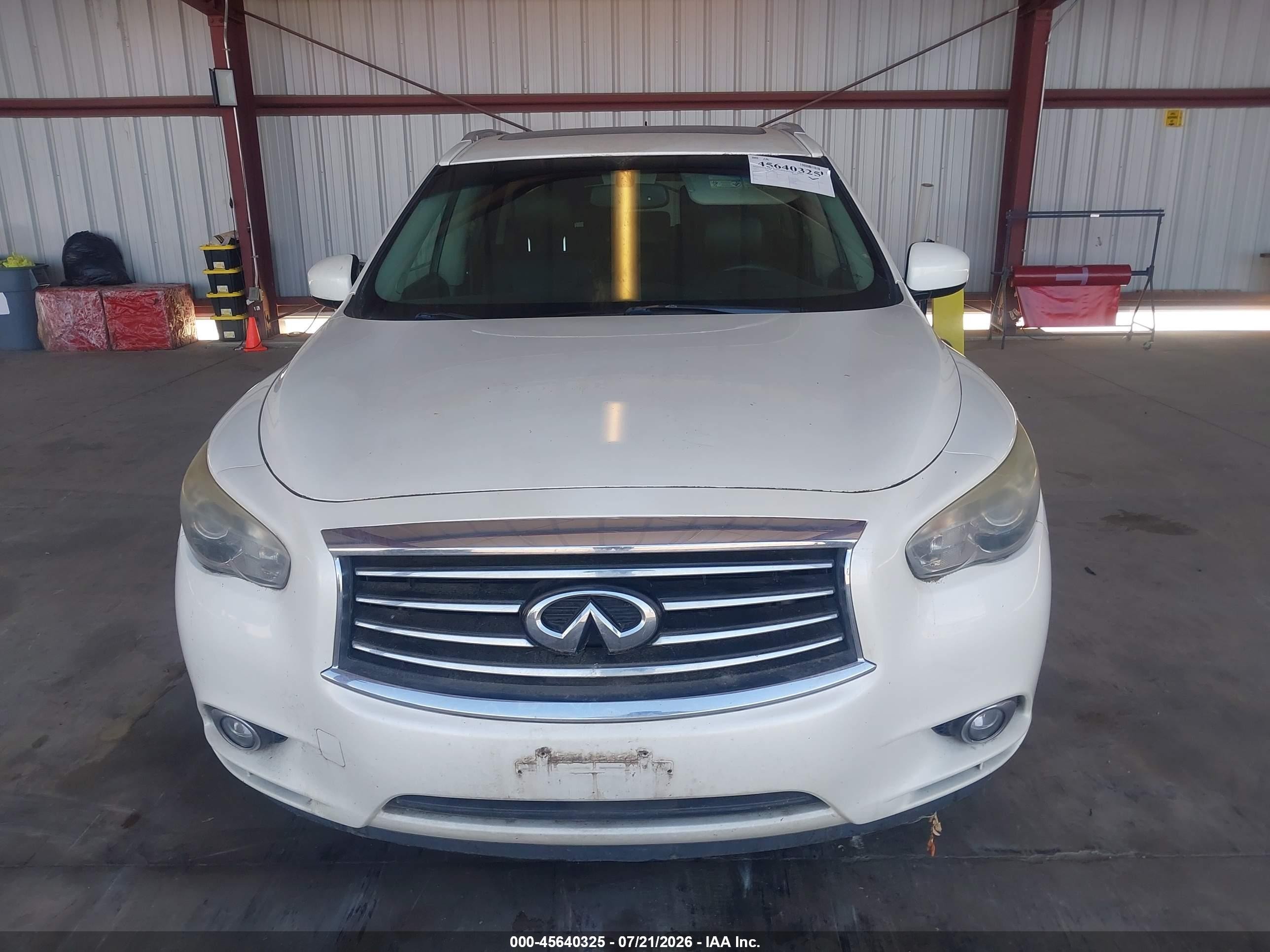 2015 Infiniti Qx60   White vin: 5N1AL0MM8FC524430