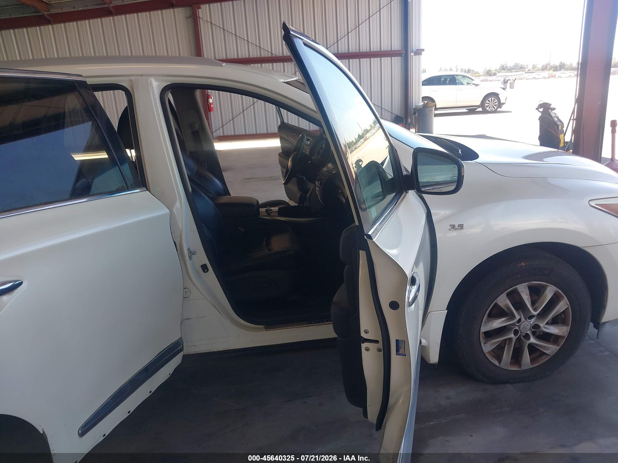 2015 Infiniti Qx60   White vin: 5N1AL0MM8FC524430