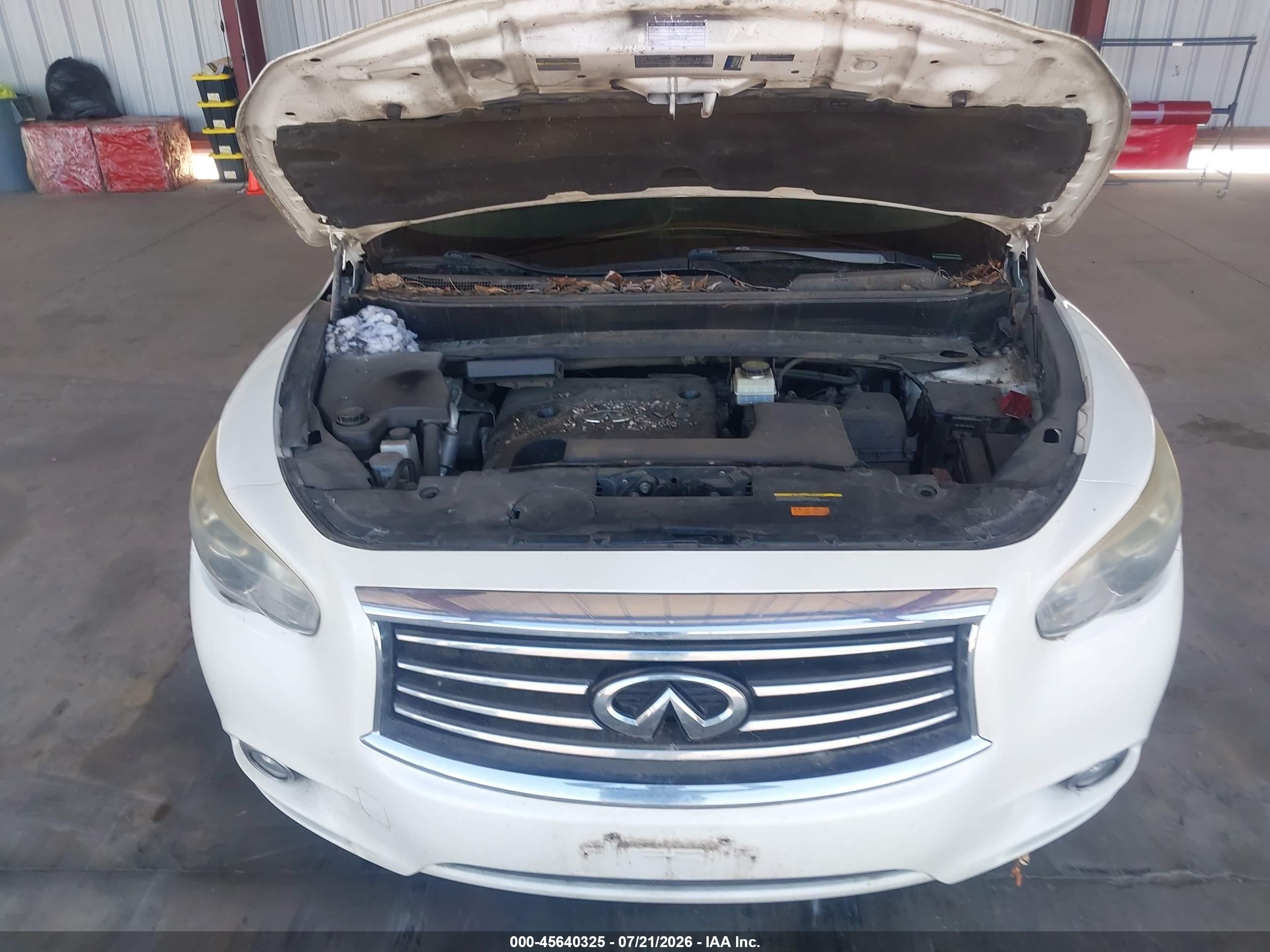 2015 Infiniti Qx60   White vin: 5N1AL0MM8FC524430