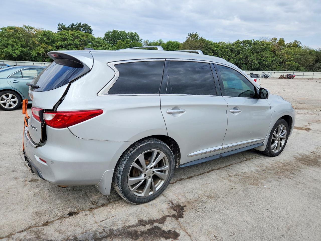 2015 Infiniti Qx60 Base Silver vin: 5N1AL0MM8FC529207
