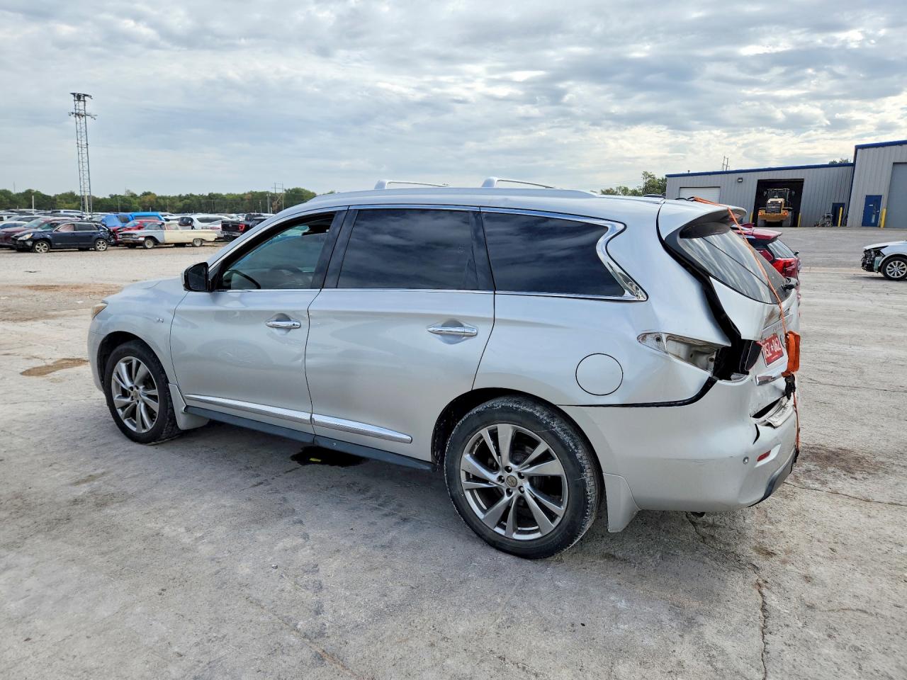 2015 Infiniti Qx60 Base Silver vin: 5N1AL0MM8FC529207