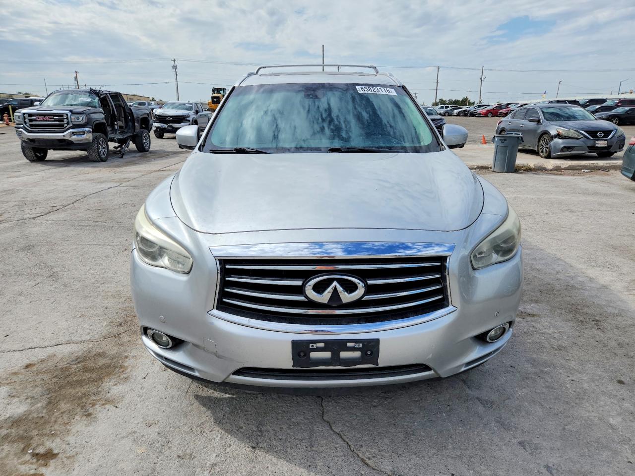 2015 Infiniti Qx60 Base Silver vin: 5N1AL0MM8FC529207