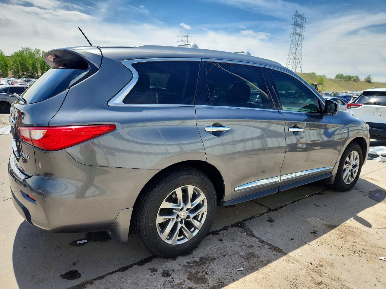 2015 Infiniti Qx60 Base Gray vin: 5N1AL0MM8FC530812