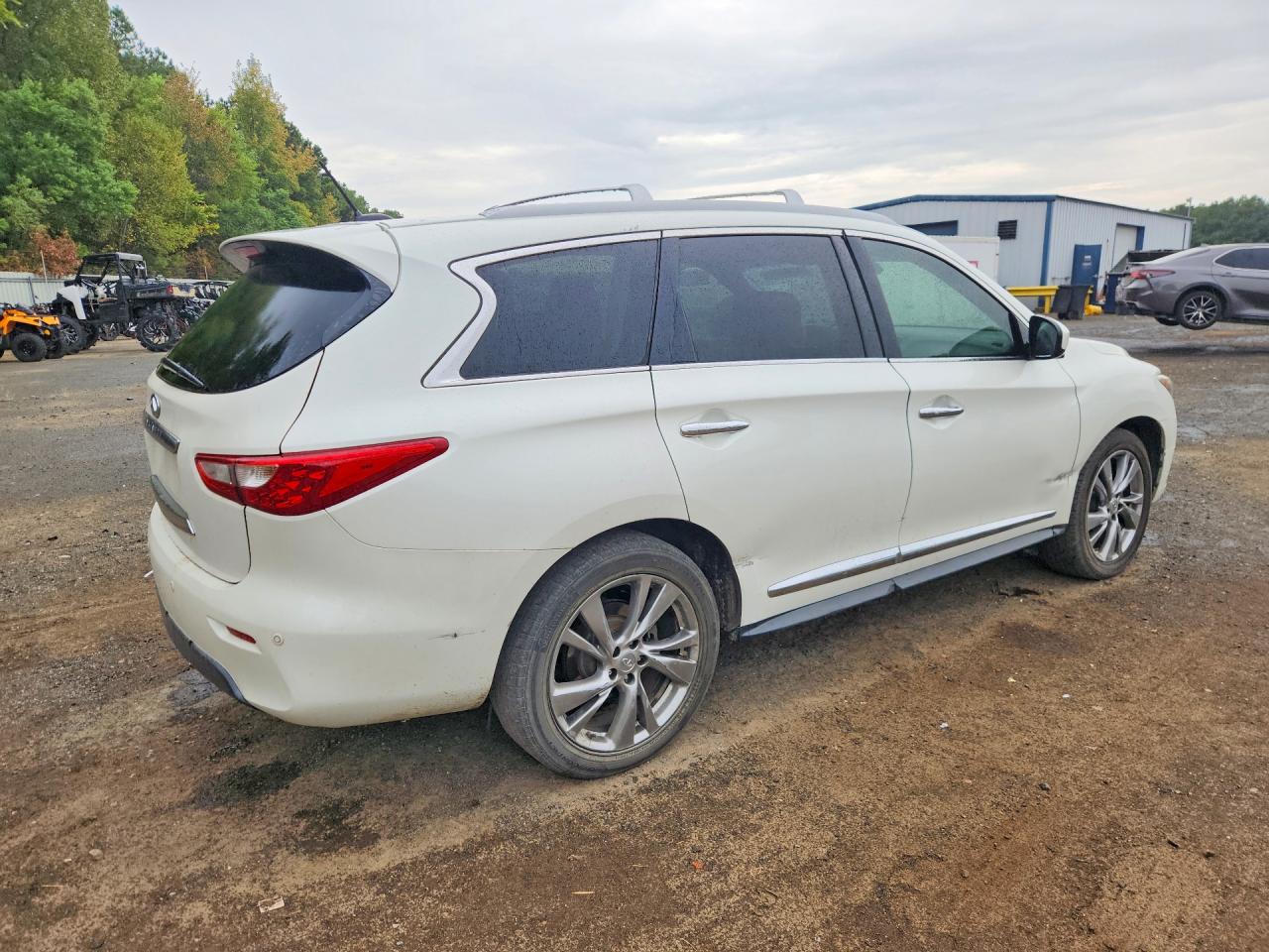 2015 Infiniti Qx60 Base Белый vin: 5N1AL0MM8FC534360