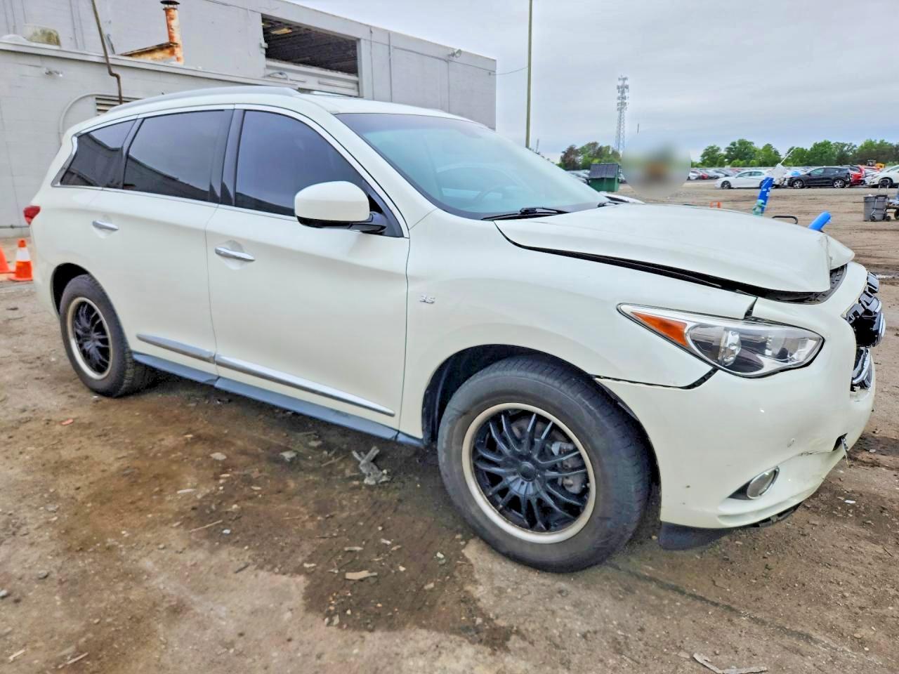 2015 Infiniti Qx60 Base Белый vin: 5N1AL0MM8FC546461