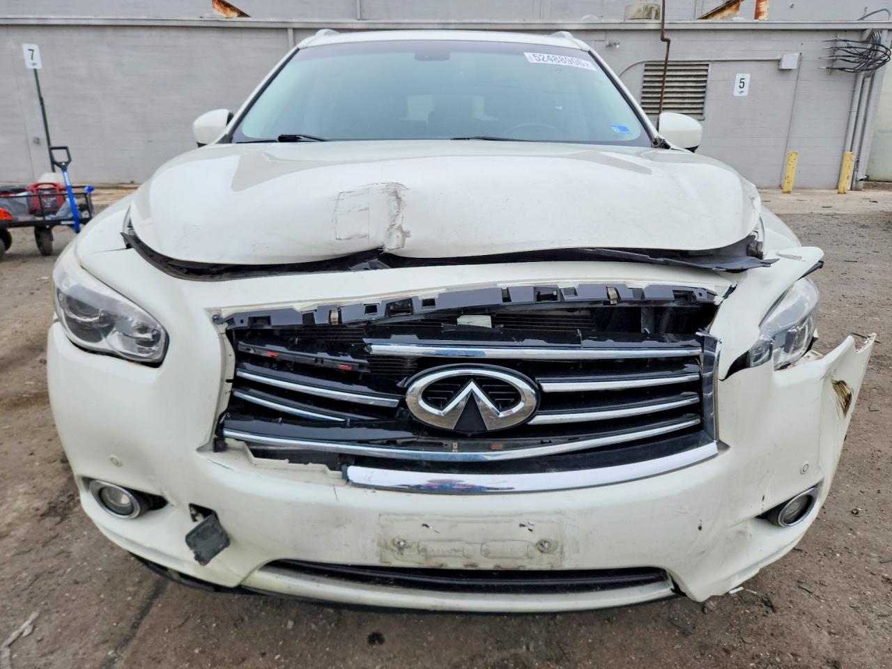 2015 Infiniti Qx60 Base Белый vin: 5N1AL0MM8FC546461