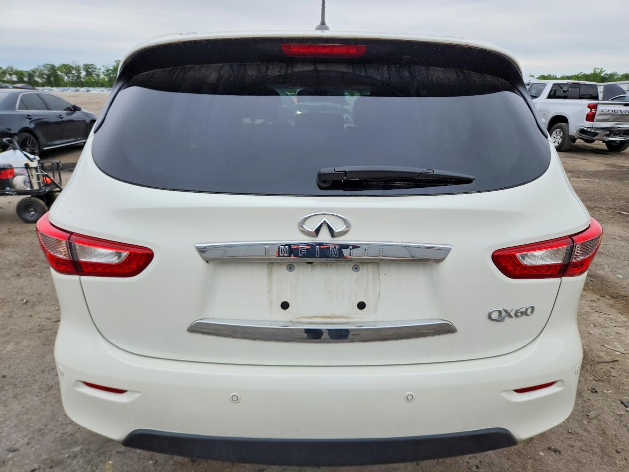 2015 Infiniti Qx60 Base Белый vin: 5N1AL0MM8FC546461