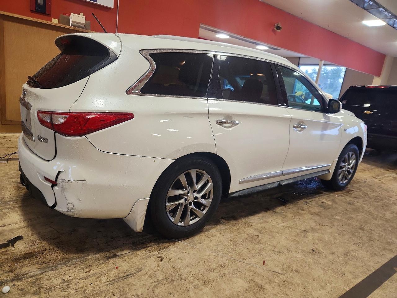 2015 Infiniti Qx60 Base White vin: 5N1AL0MM8FC546993