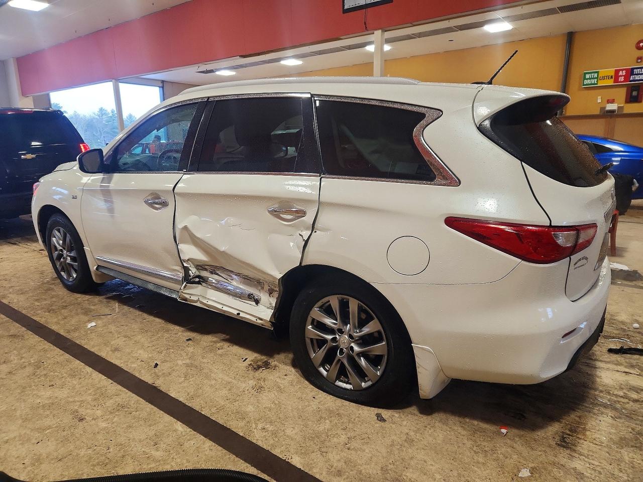 2015 Infiniti Qx60 Base White vin: 5N1AL0MM8FC546993