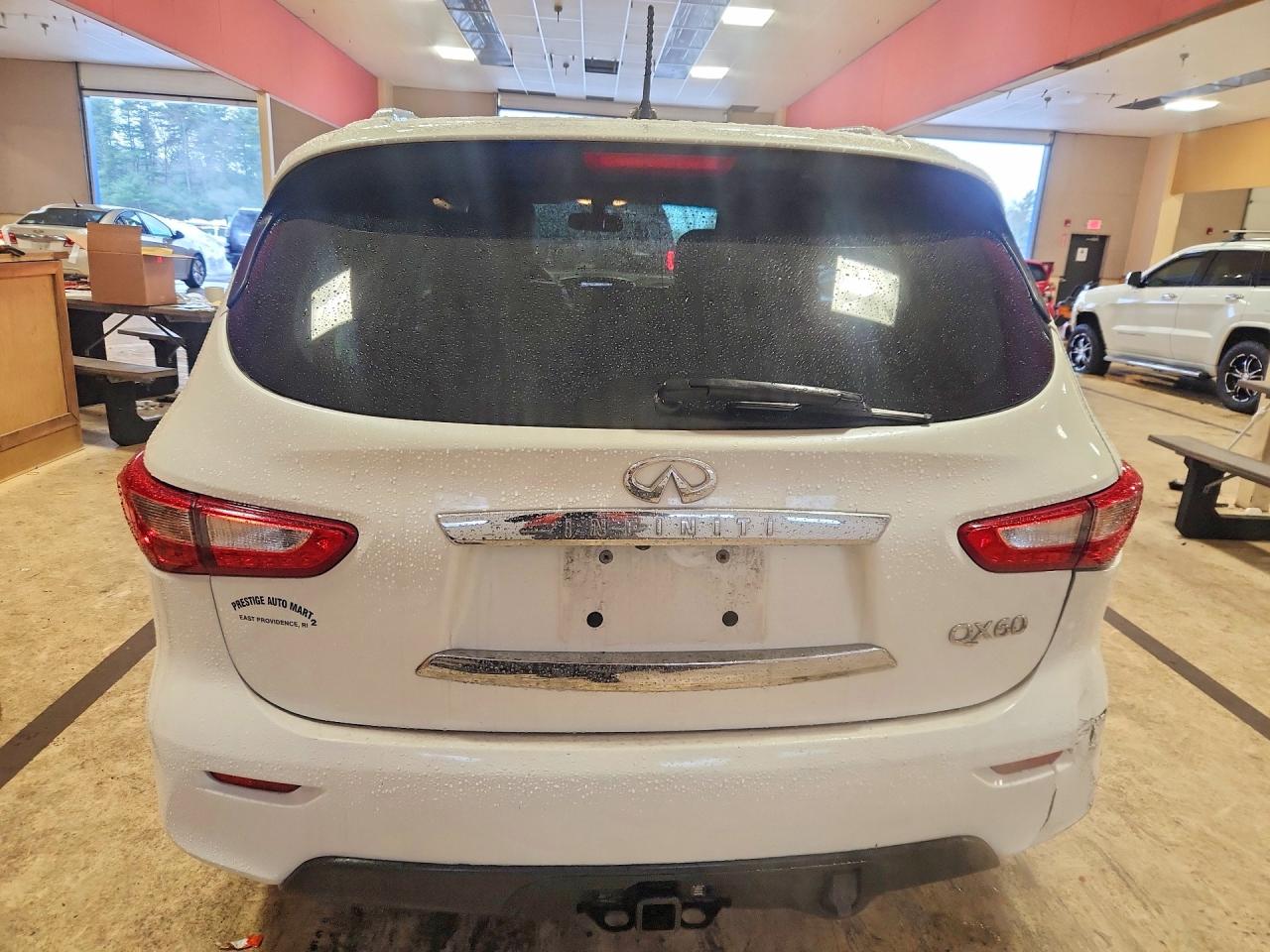 2015 Infiniti Qx60 Base White vin: 5N1AL0MM8FC546993