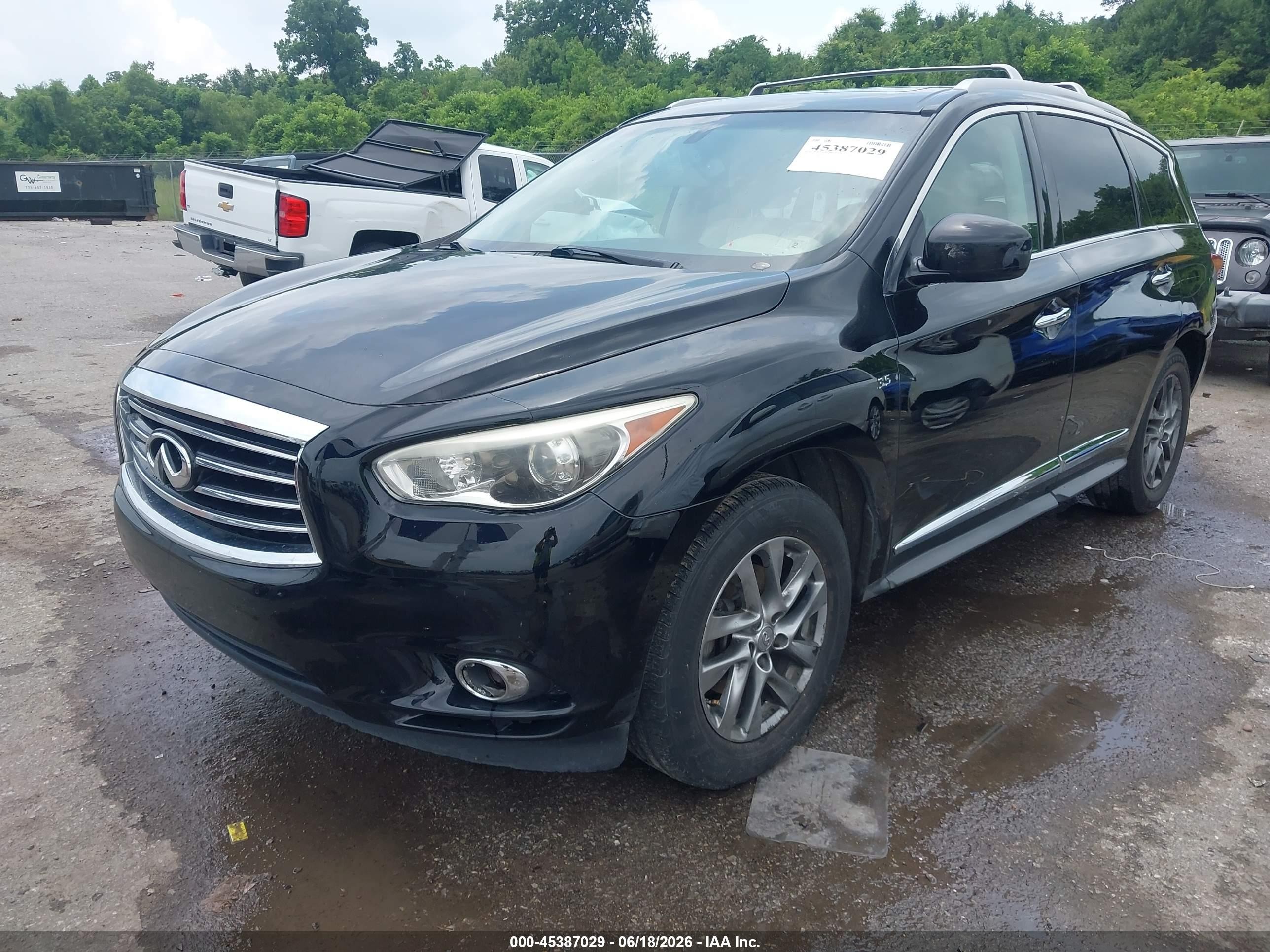 2015 Infiniti Qx60   Black vin: 5N1AL0MM8FC550316