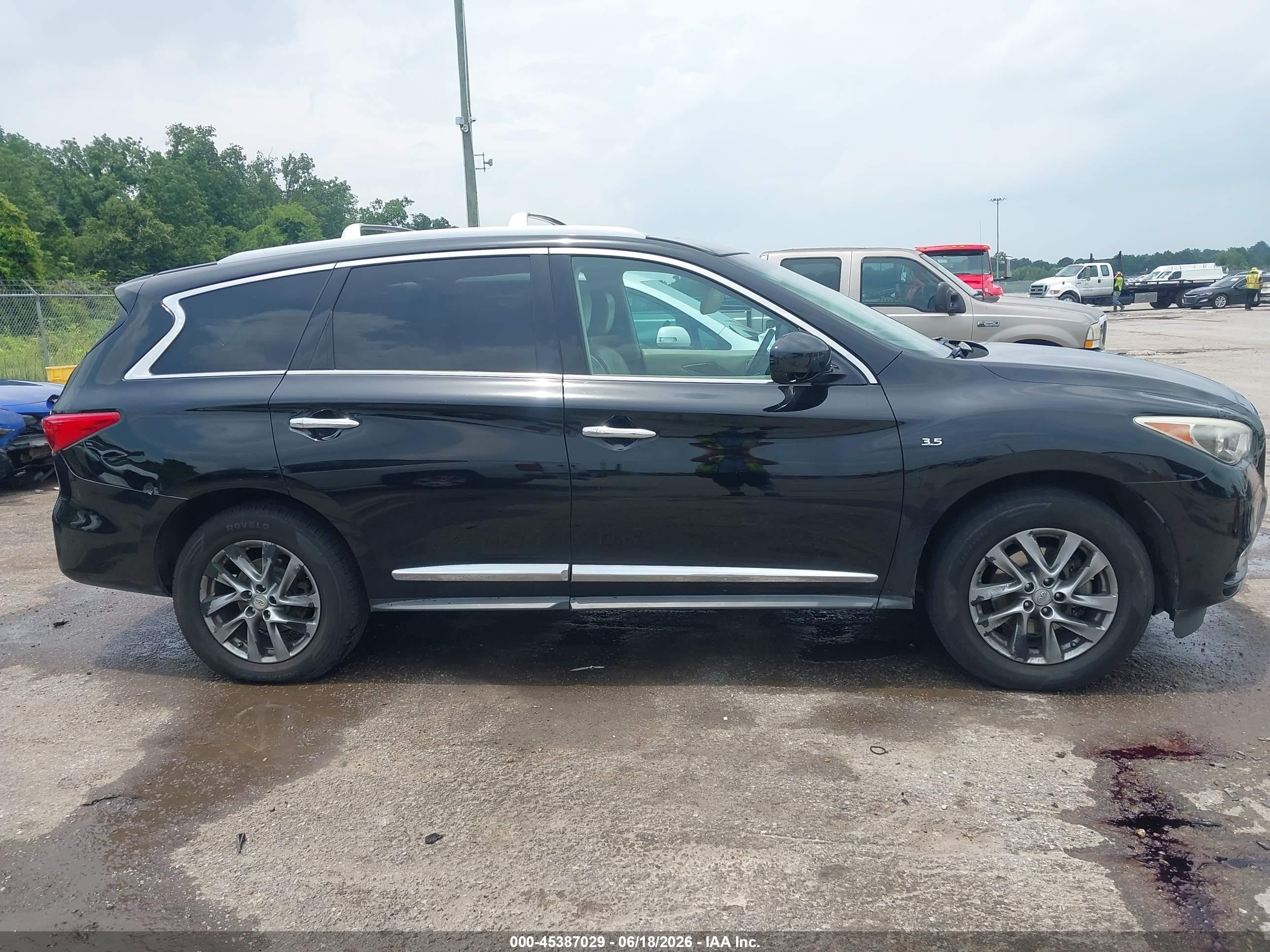 2015 Infiniti Qx60   Black vin: 5N1AL0MM8FC550316