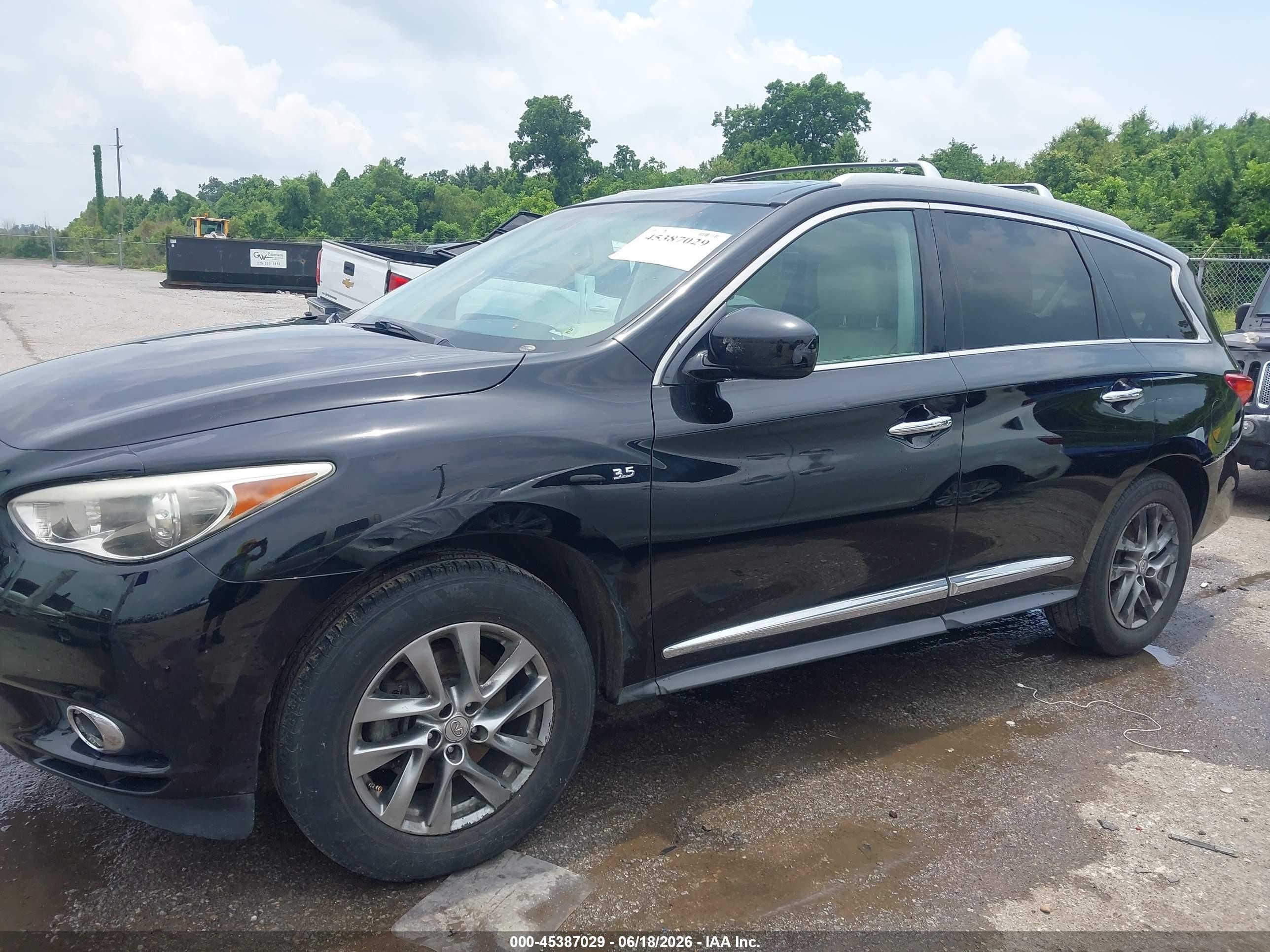 2015 Infiniti Qx60   Black vin: 5N1AL0MM8FC550316