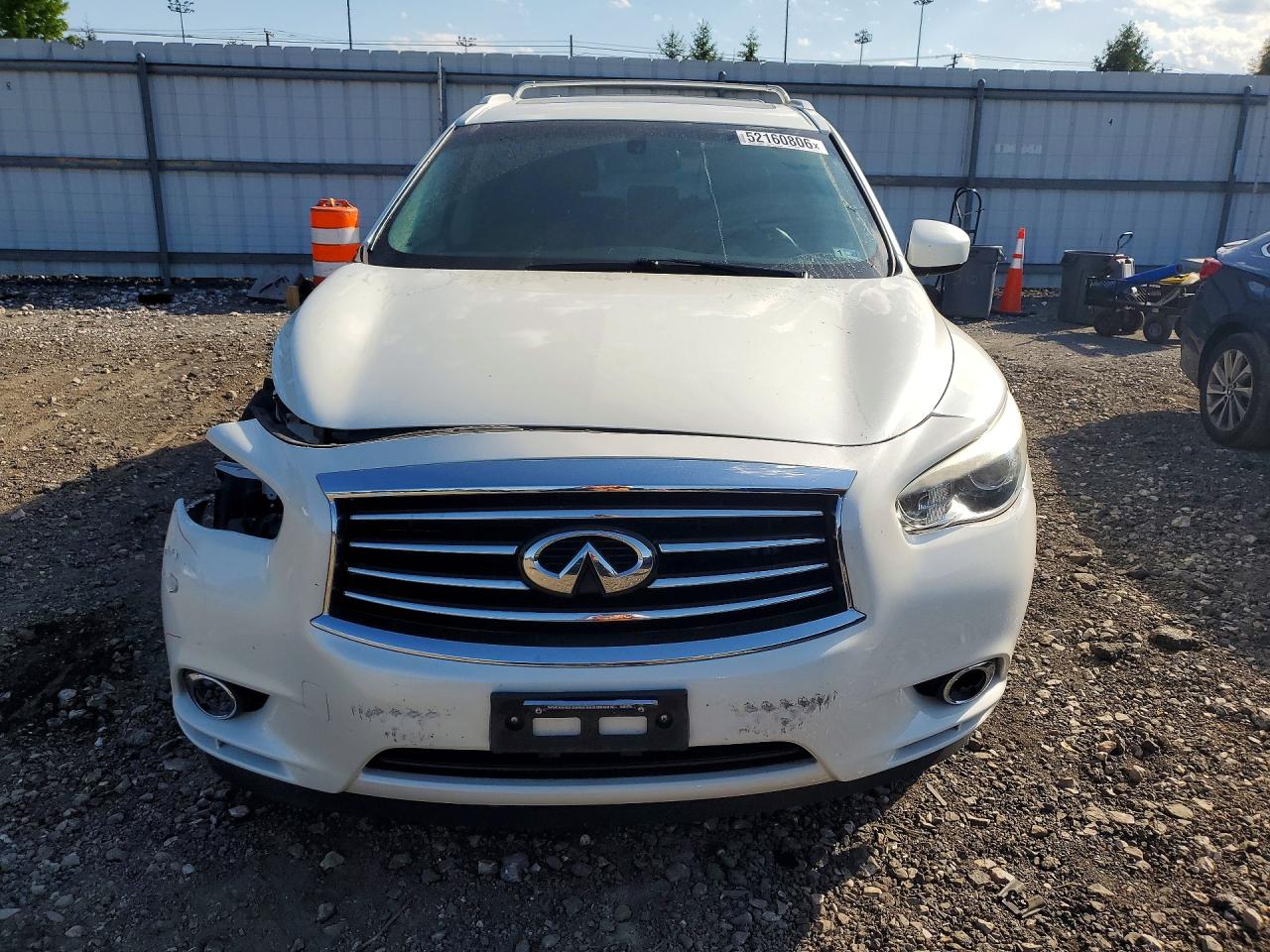 2015 Infiniti Qx60 Base White vin: 5N1AL0MM8FC550557