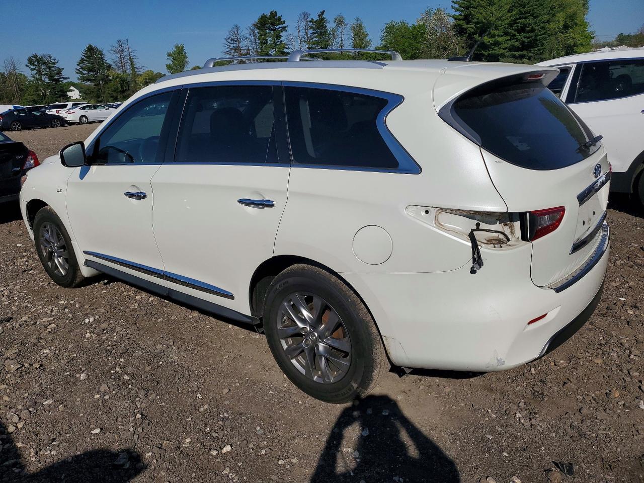 2015 Infiniti Qx60 Base White vin: 5N1AL0MM8FC550557