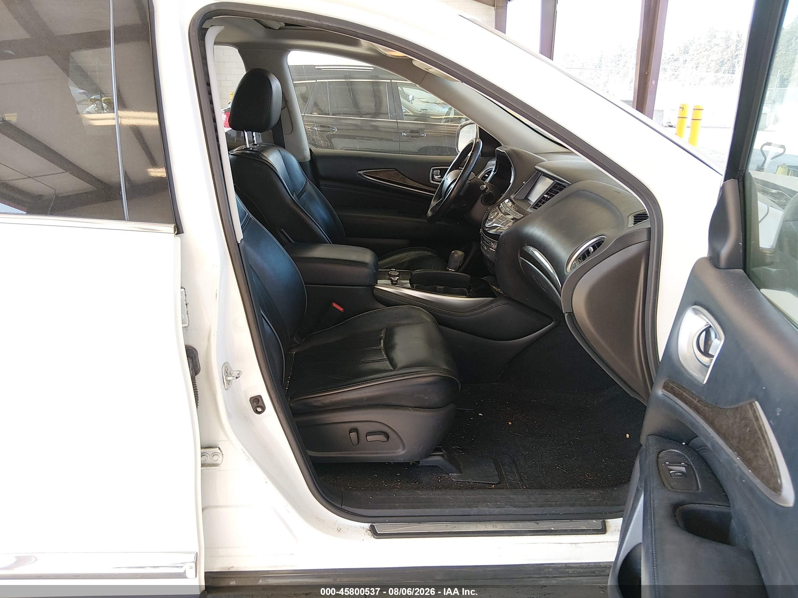 2015 Infiniti Qx60 White vin: 5N1AL0MM8FC557329