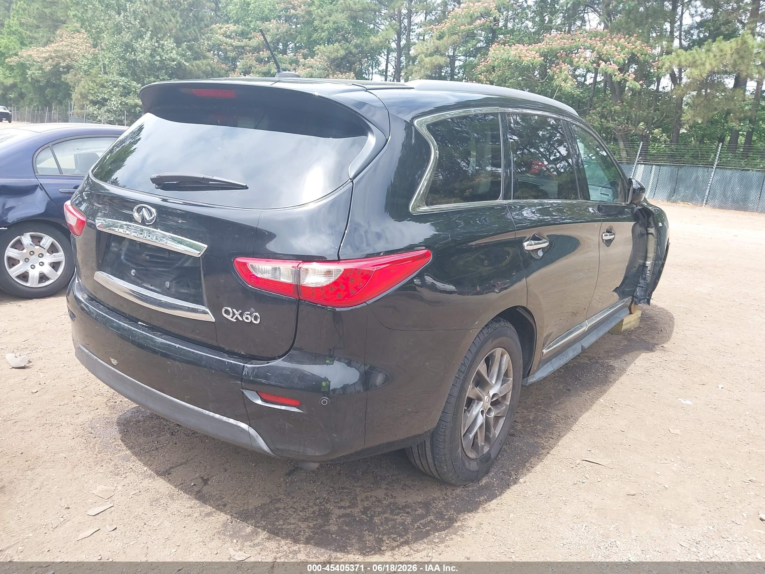 2015 Infiniti Qx60   Black vin: 5N1AL0MM8FC560148