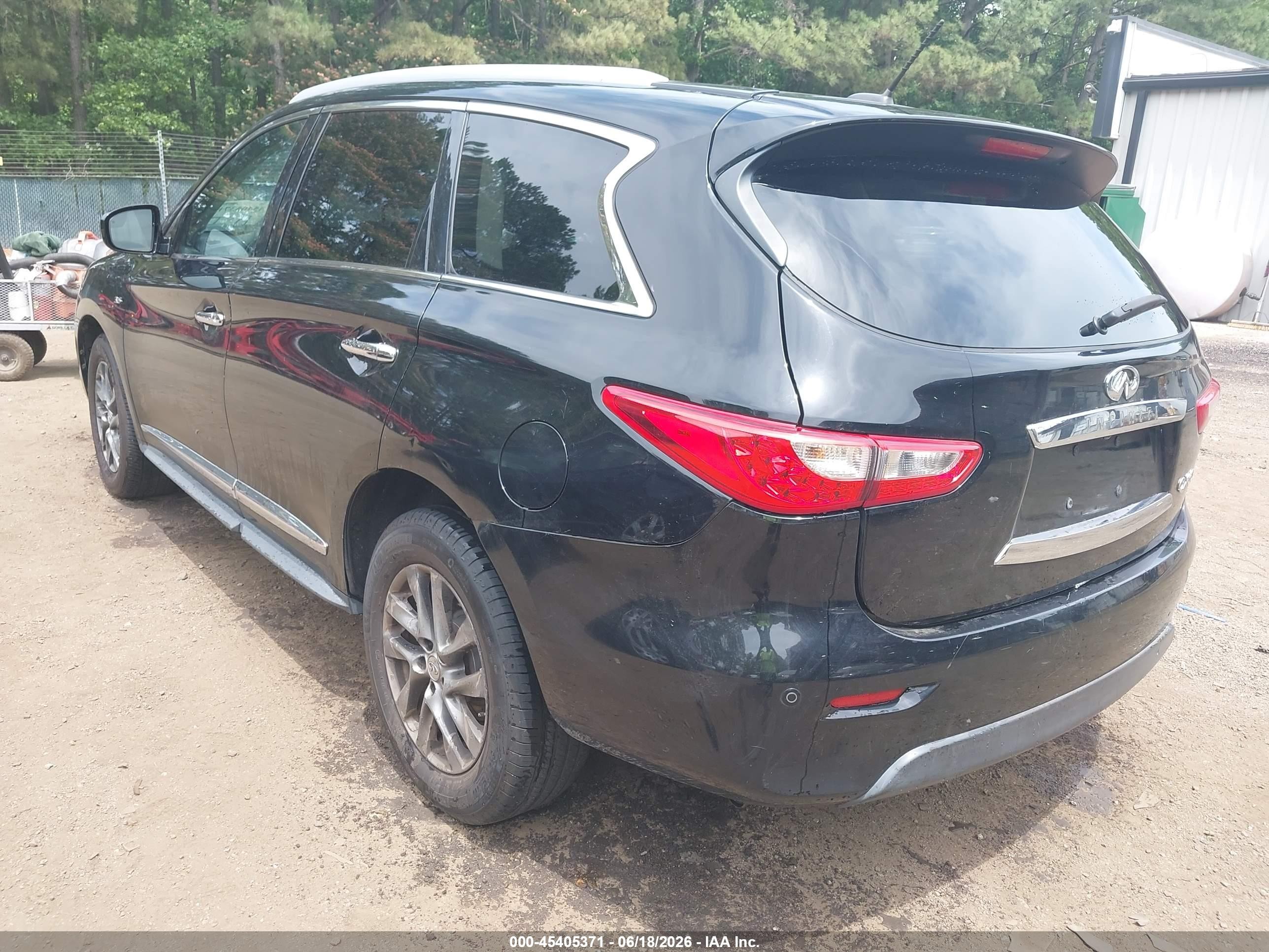 2015 Infiniti Qx60   Black vin: 5N1AL0MM8FC560148