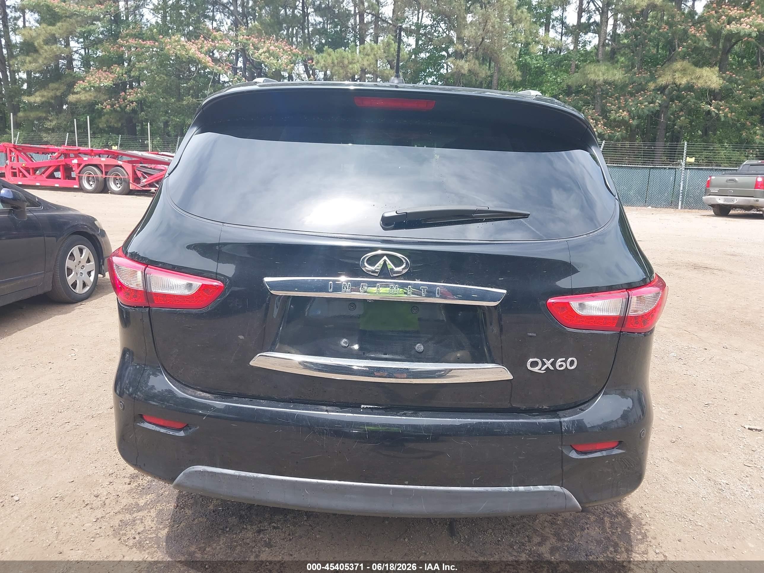 2015 Infiniti Qx60   Black vin: 5N1AL0MM8FC560148