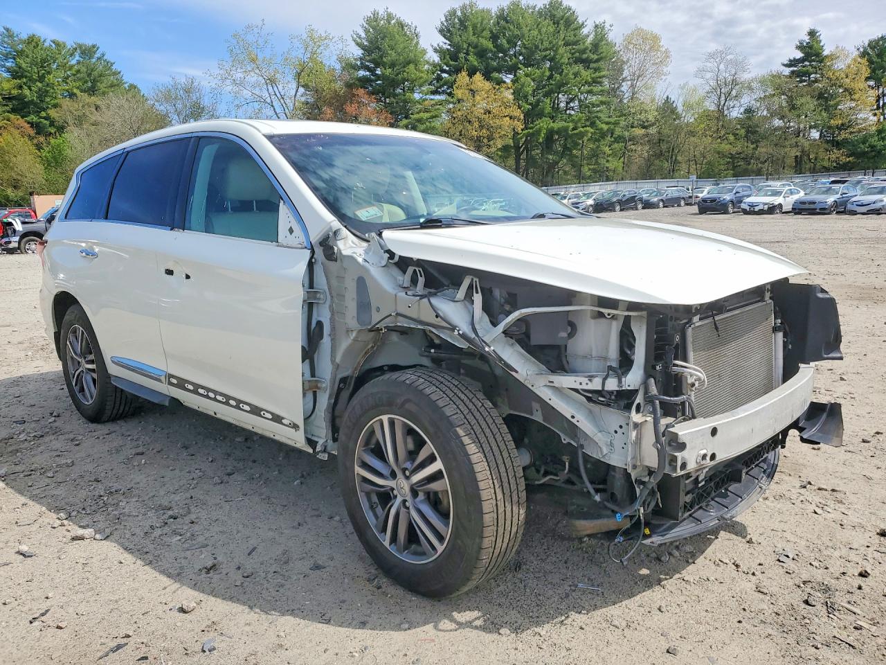 2016 Infiniti Qx60 Base White vin: 5N1AL0MM8GC513347
