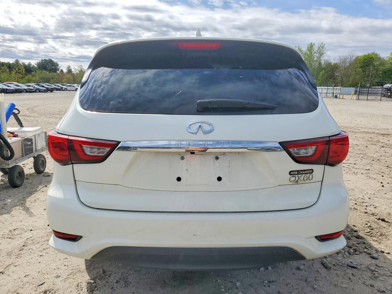 2016 Infiniti Qx60 Base White vin: 5N1AL0MM8GC513347