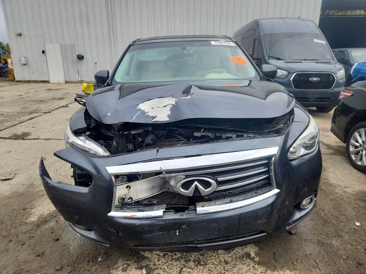 2013 Infiniti Jx35 Base Gray vin: 5N1AL0MM9DC305005