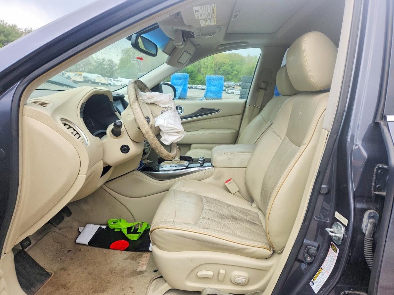 2013 Infiniti Jx35 Base Gray vin: 5N1AL0MM9DC305005