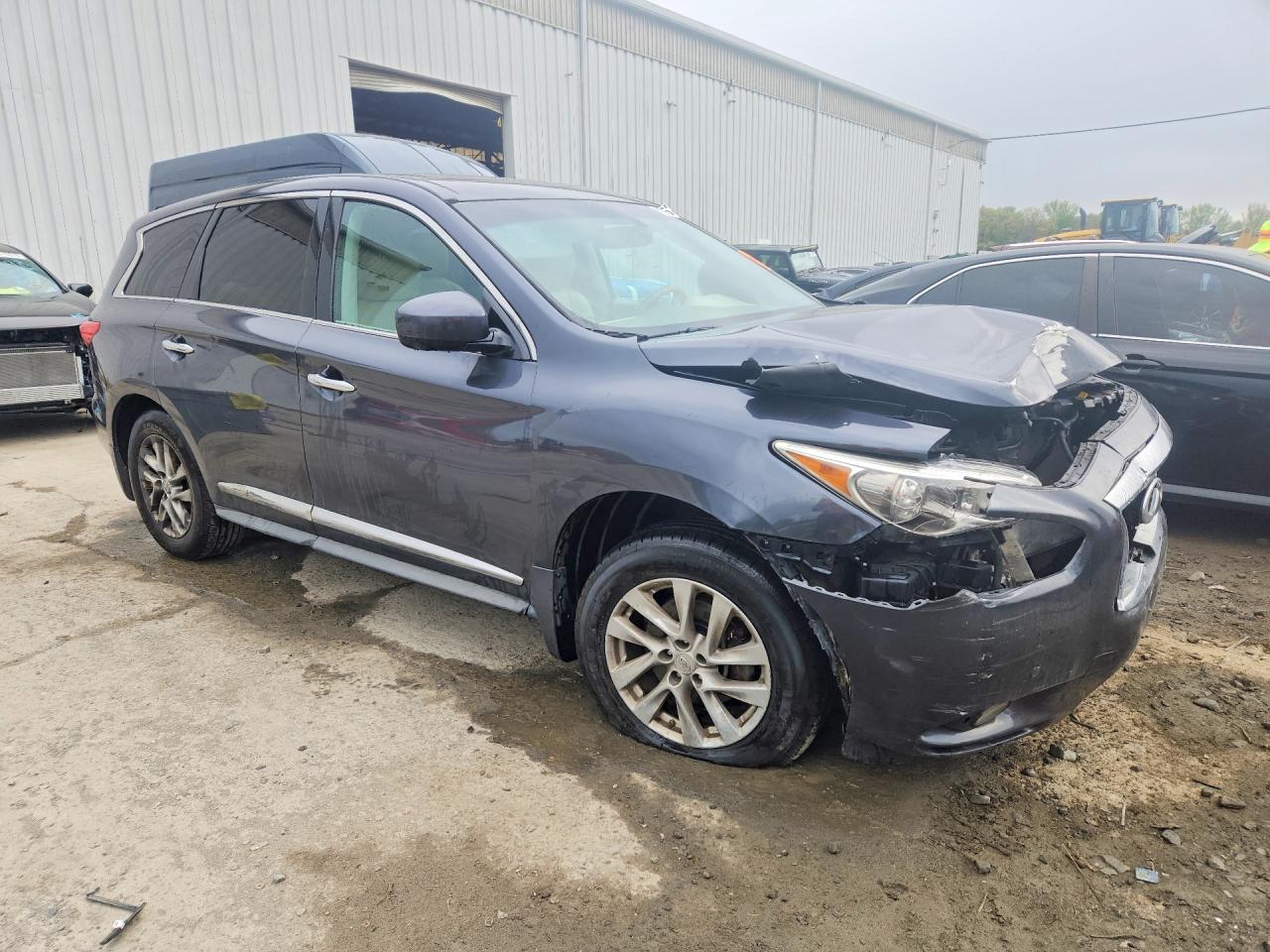 2013 Infiniti Jx35 Base Gray vin: 5N1AL0MM9DC305005