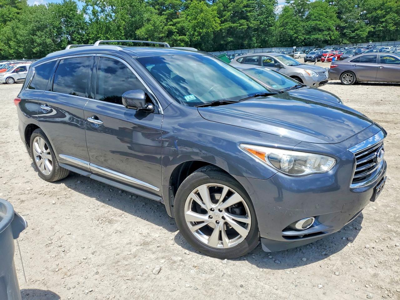 2013 Infiniti Jx35 Base Charcoal vin: 5N1AL0MM9DC305697