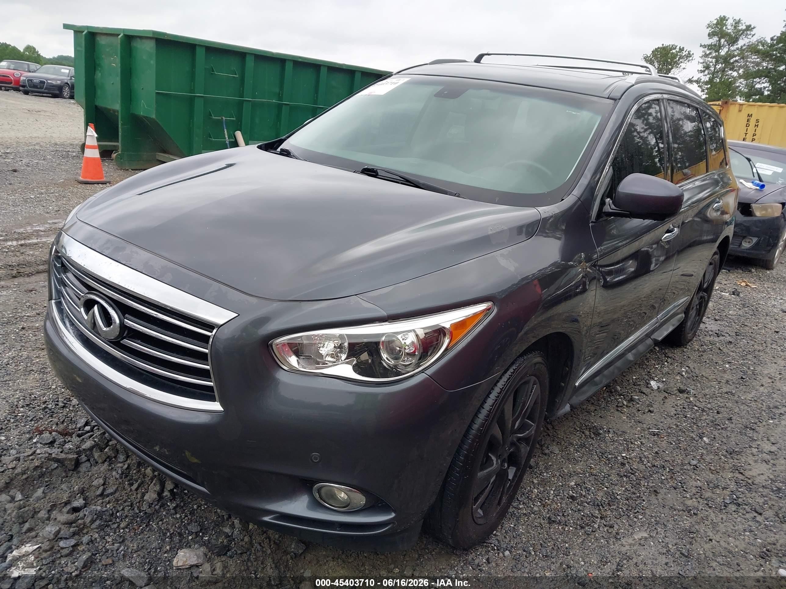 2013 Infiniti Jx35   Black vin: 5N1AL0MM9DC308616