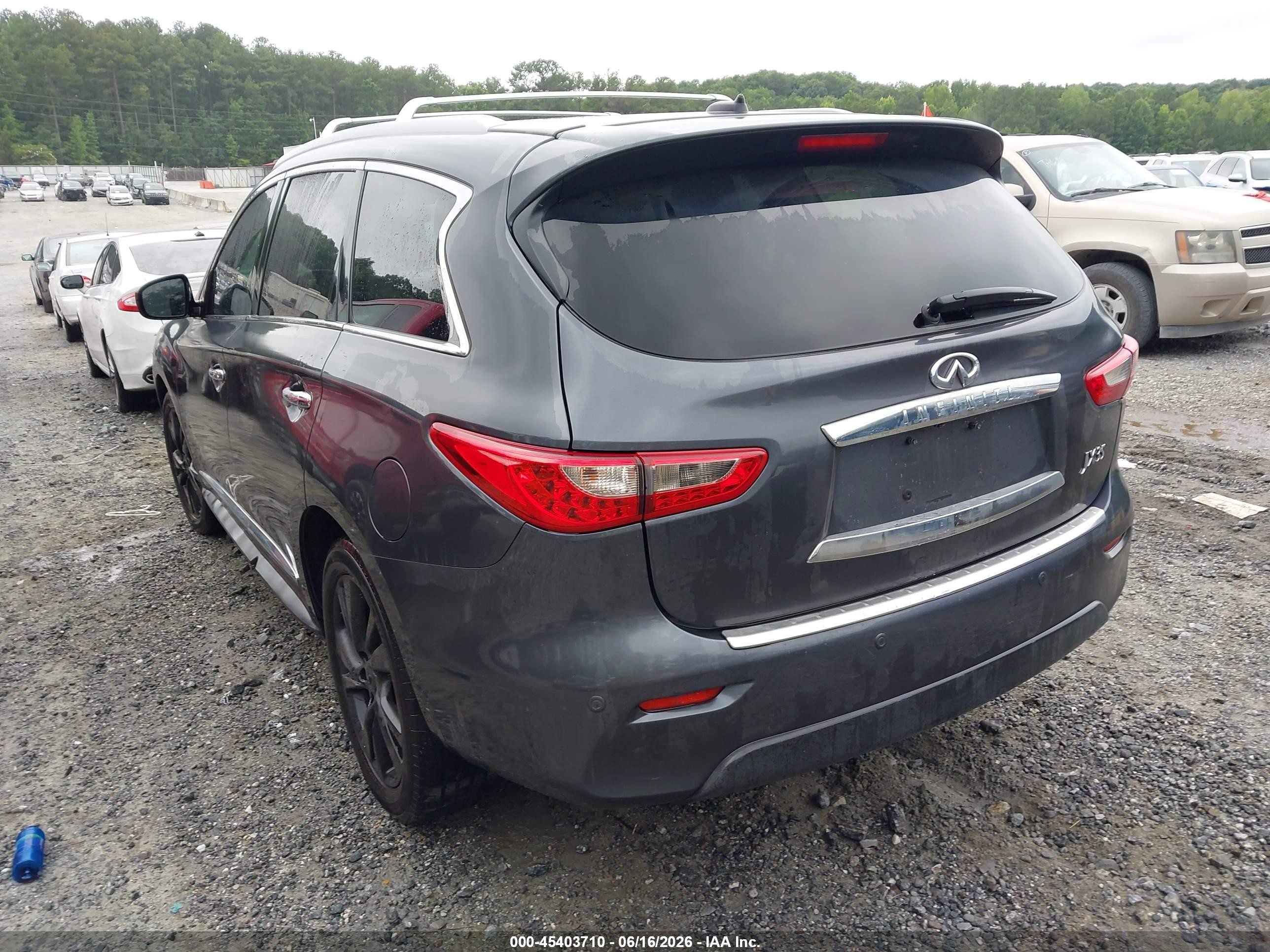 2013 Infiniti Jx35   Black vin: 5N1AL0MM9DC308616