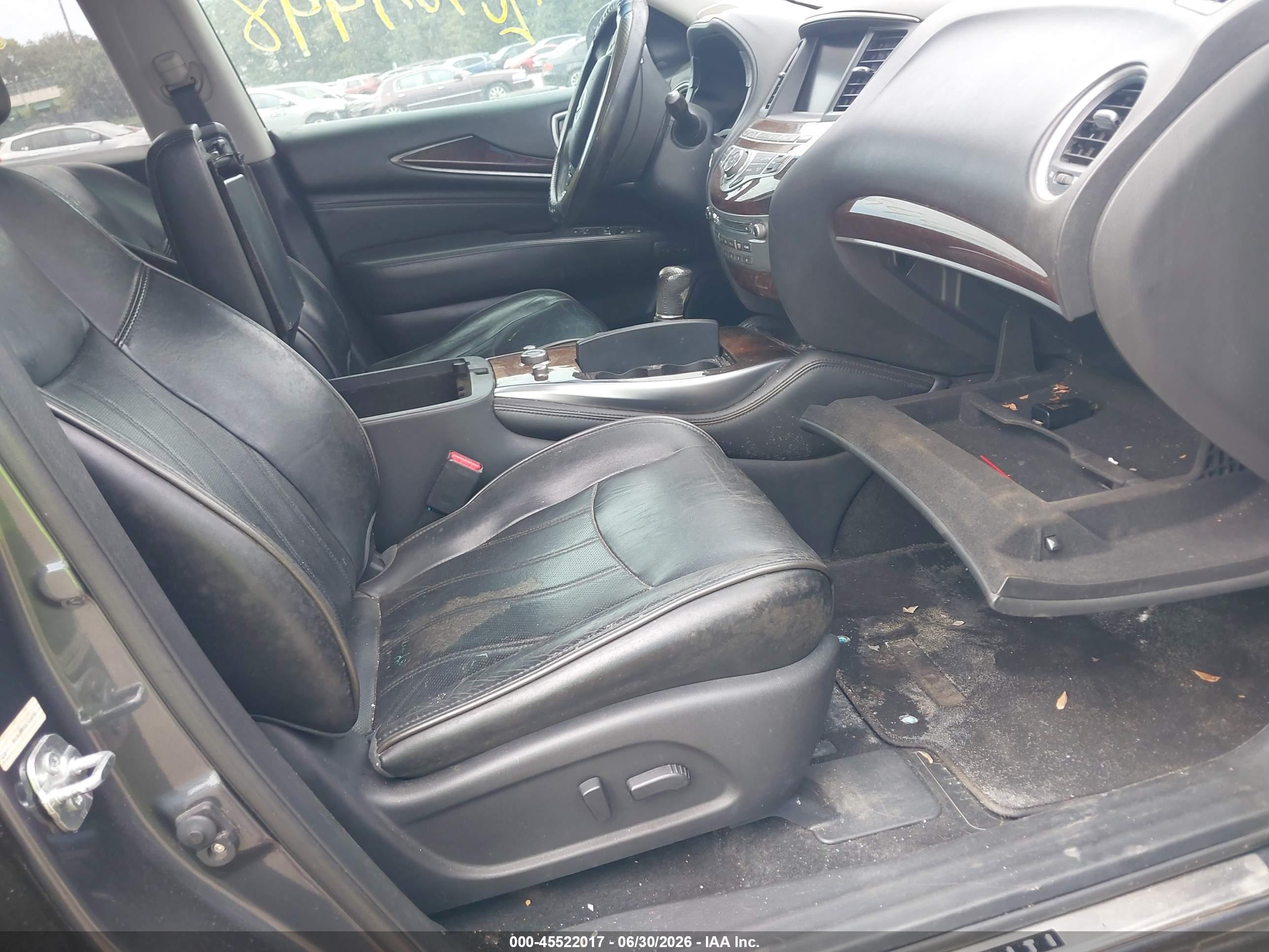 2013 Infiniti Jx35   Gray vin: 5N1AL0MM9DC316456