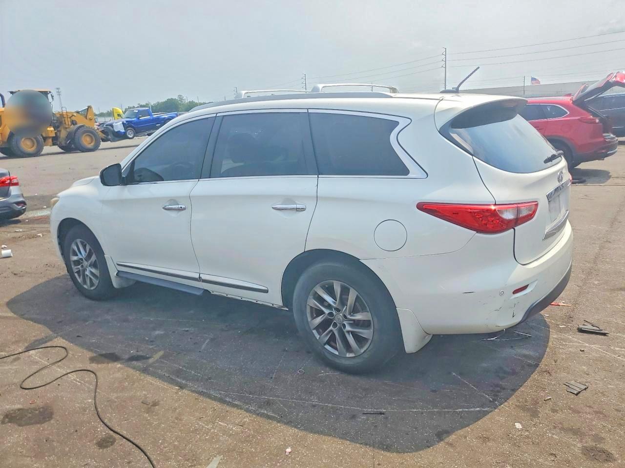 2013 Infiniti Jx35 Base White vin: 5N1AL0MM9DC338506