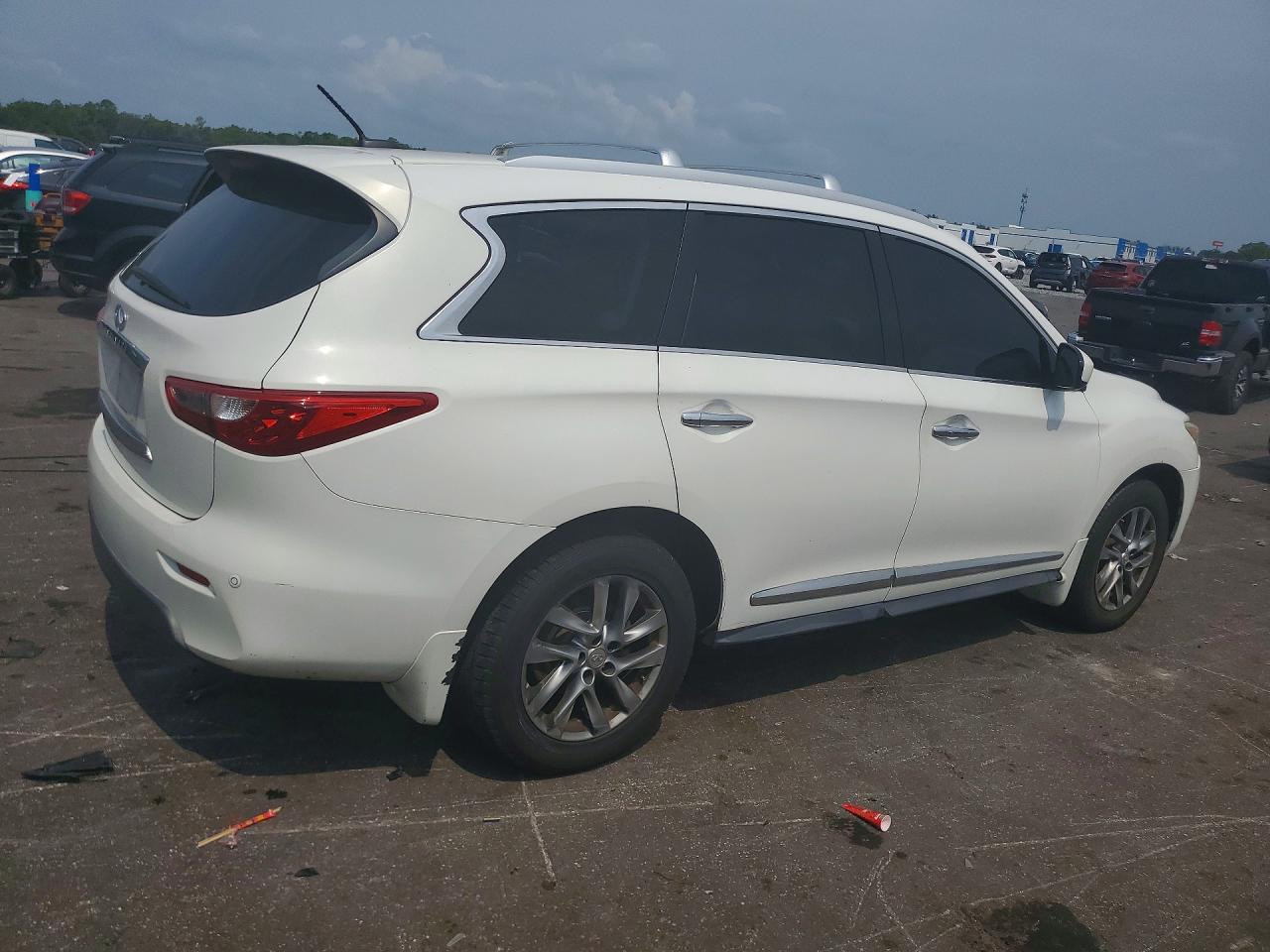 2013 Infiniti Jx35 Base White vin: 5N1AL0MM9DC338506