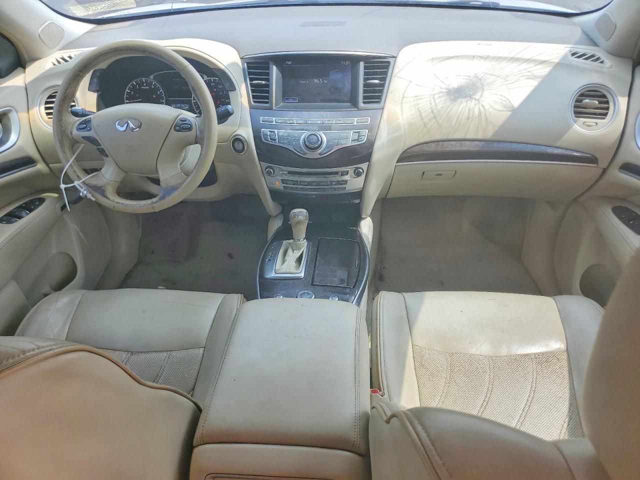 2013 Infiniti Jx35 Base White vin: 5N1AL0MM9DC338506