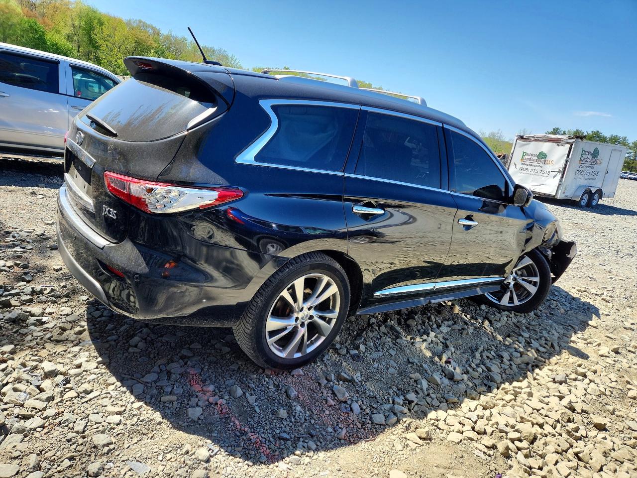 2013 Infiniti Jx35 Base Black vin: 5N1AL0MM9DC342989