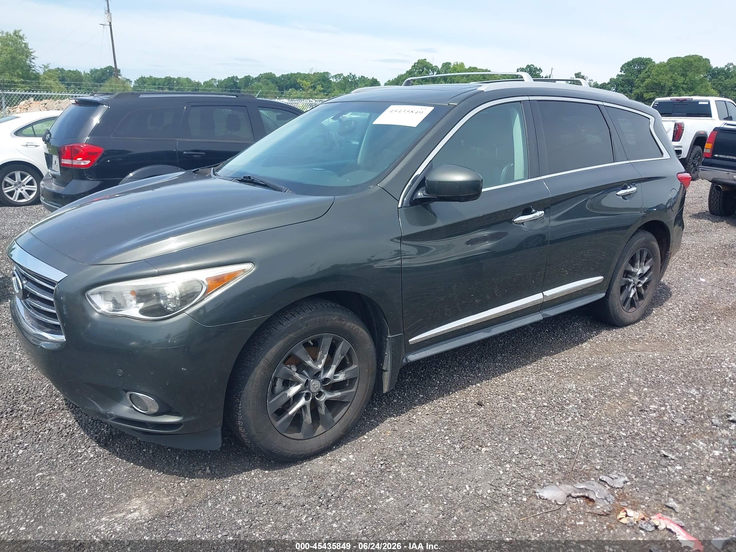 2013 Infiniti Jx35   Gray vin: 5N1AL0MM9DC348744