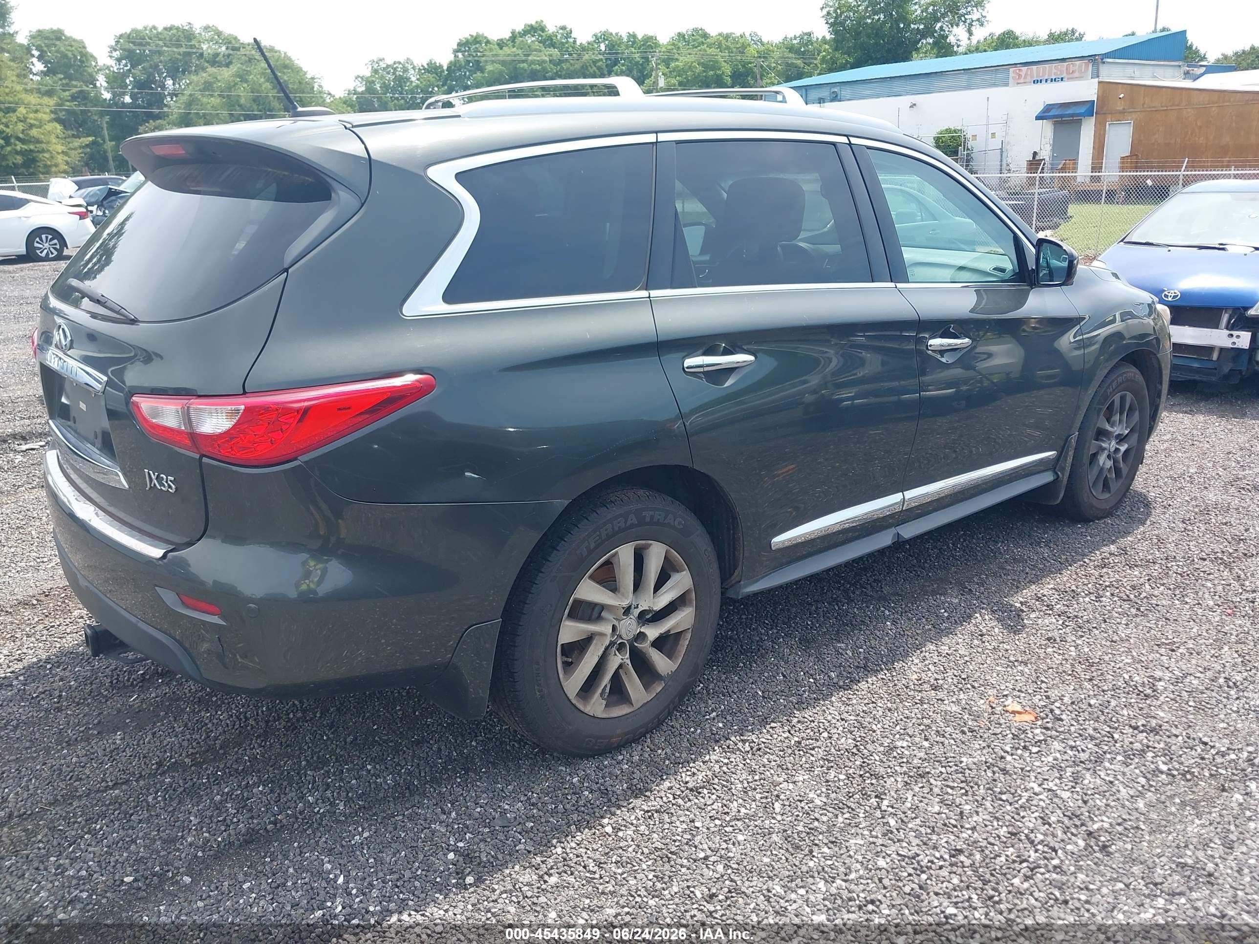 2013 Infiniti Jx35   Gray vin: 5N1AL0MM9DC348744