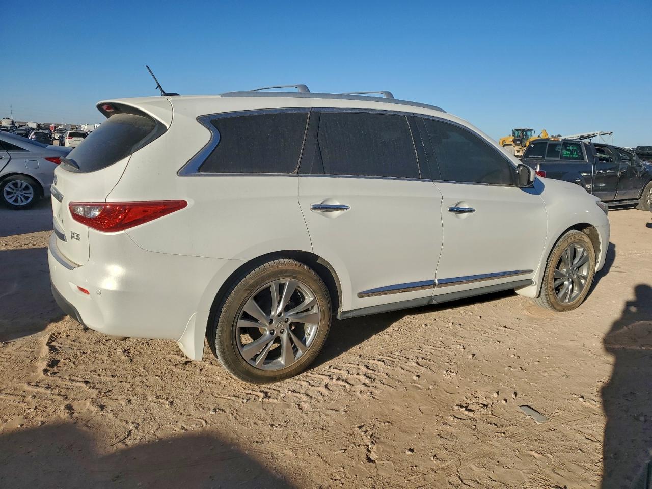 2013 Infiniti Jx35 White vin: 5N1AL0MM9DC350574