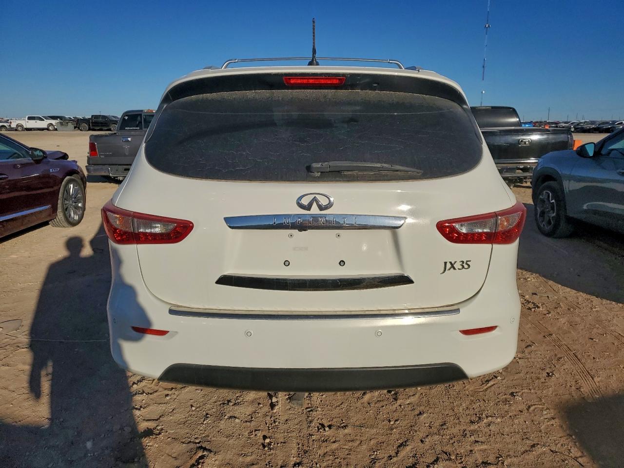 2013 Infiniti Jx35 White vin: 5N1AL0MM9DC350574
