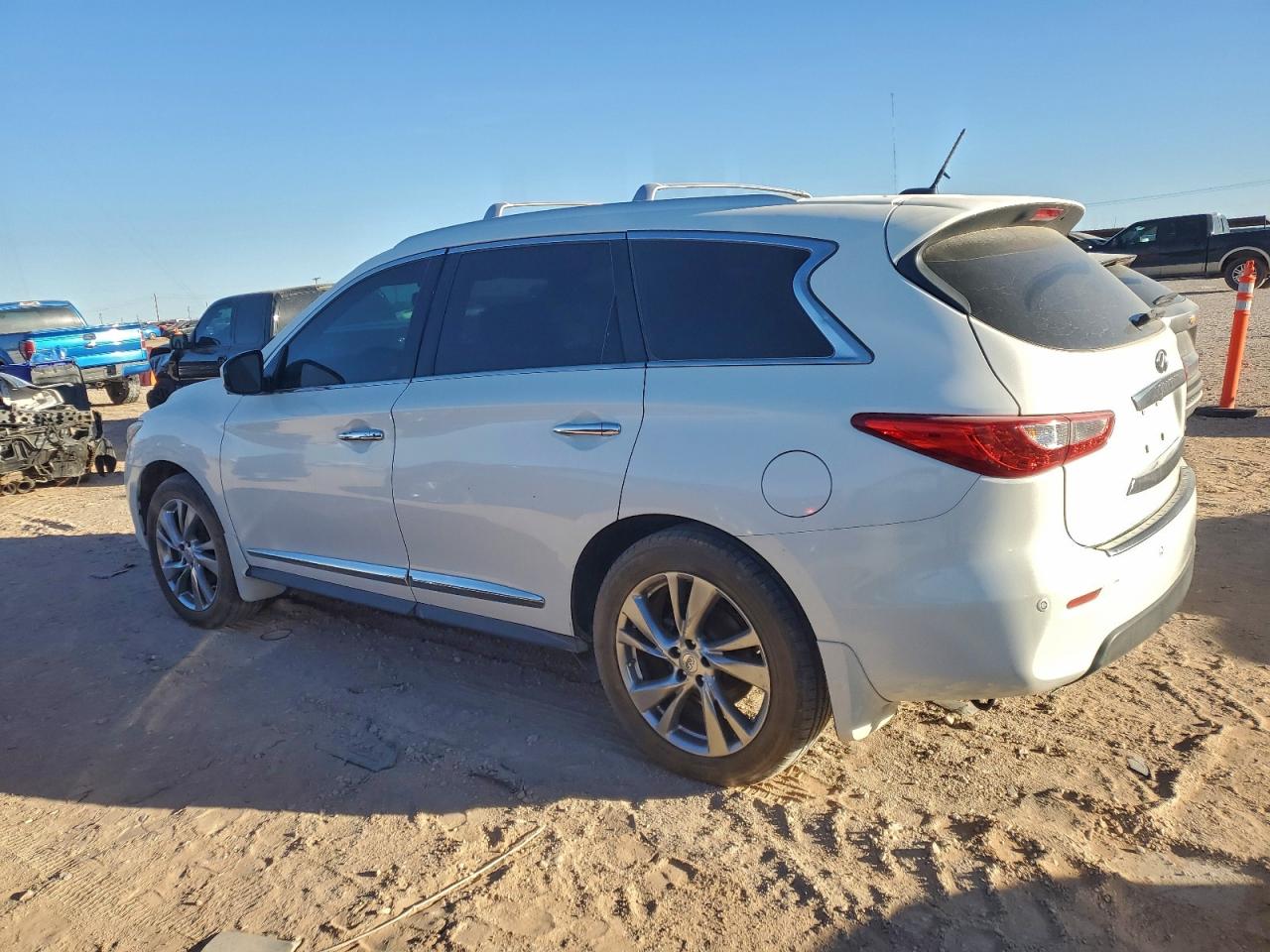 2013 Infiniti Jx35 White vin: 5N1AL0MM9DC350574
