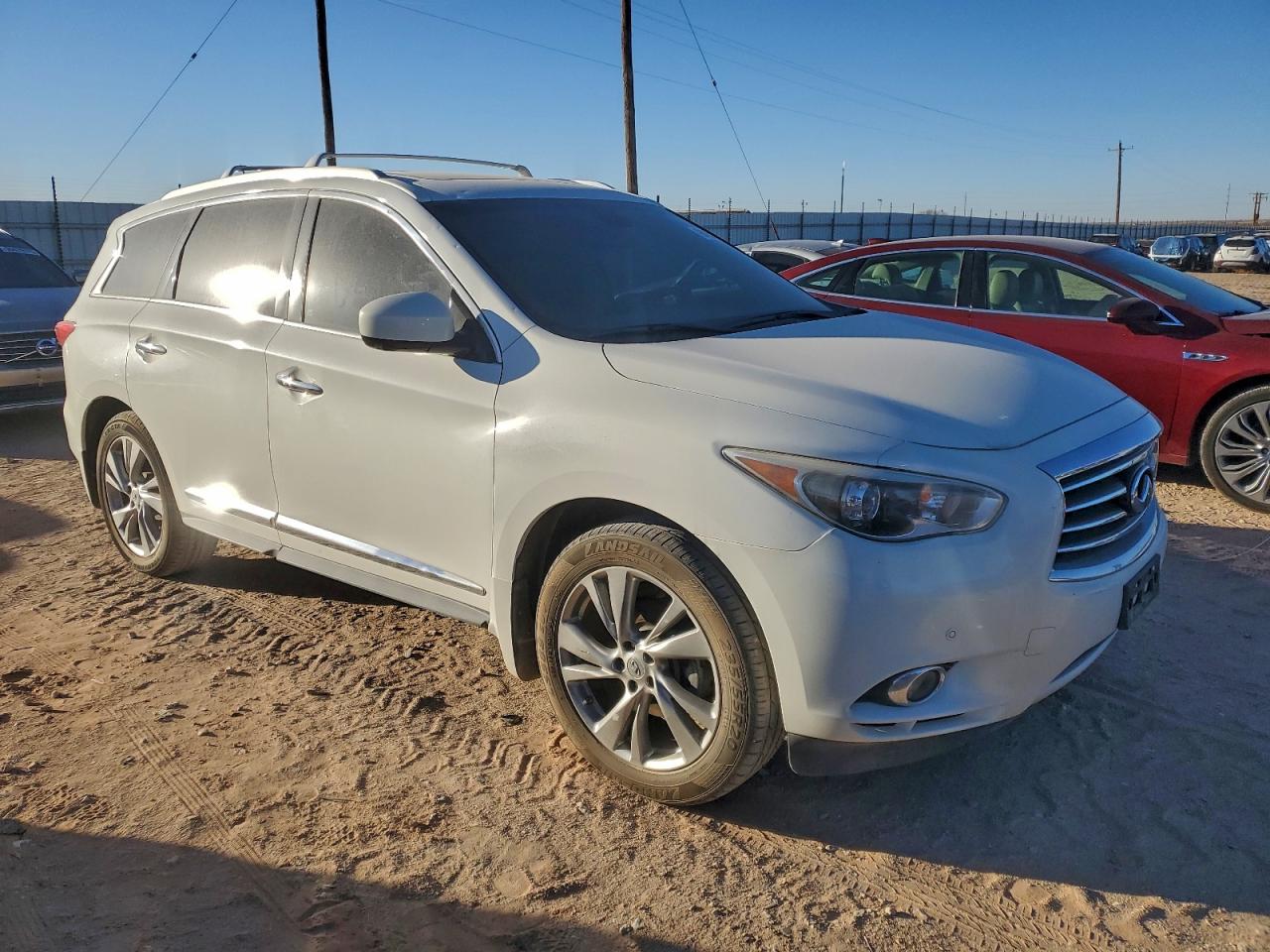 2013 Infiniti Jx35 White vin: 5N1AL0MM9DC350574